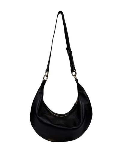 3-in-1 Small Convertible Hobo Crescent Ring Bag