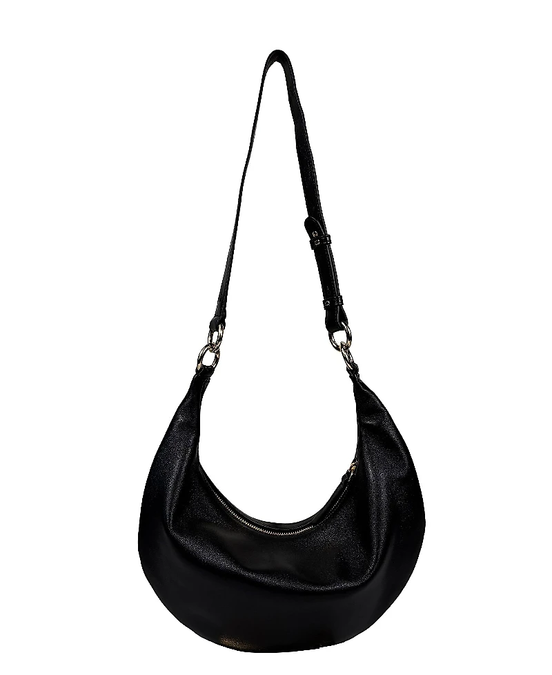Hyer Goods 3-in-1 Small Convertible Hobo Crescent Ring Bag