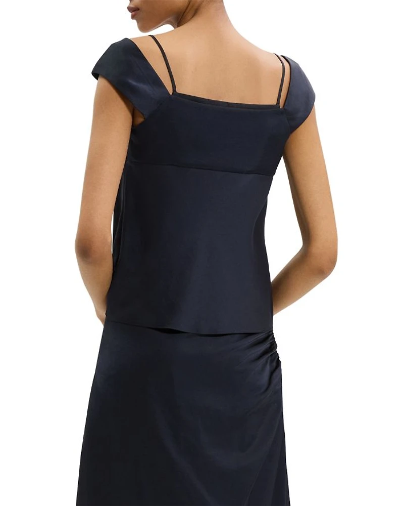 Cap Sleeve Peek Top