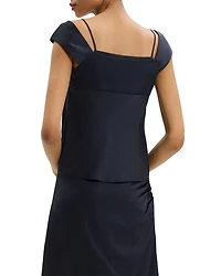 Cap Sleeve Peek Top