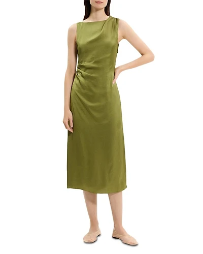 Shoulder Drape Dress