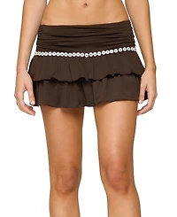 Edikted Katarina Ruffle Mini Skirt