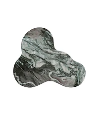 Slab Faux Marble Short Side Table