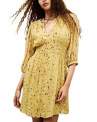 ba & sh Kanissa Smocked Waist Dress