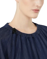 Talia Ballon Sleeve Top
