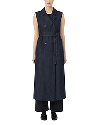 Greta Ultramarine Denim Waistcoat Dress
