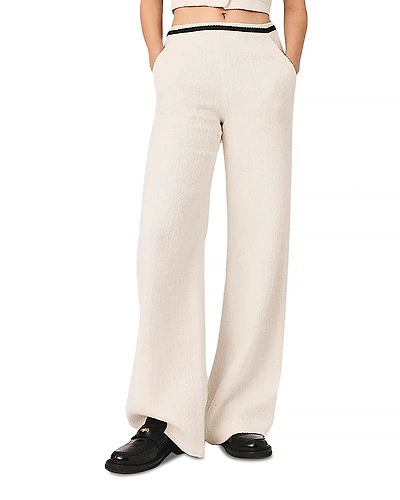 Maje Tweed Effect Trousers