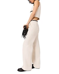 Tweed Effect Trousers