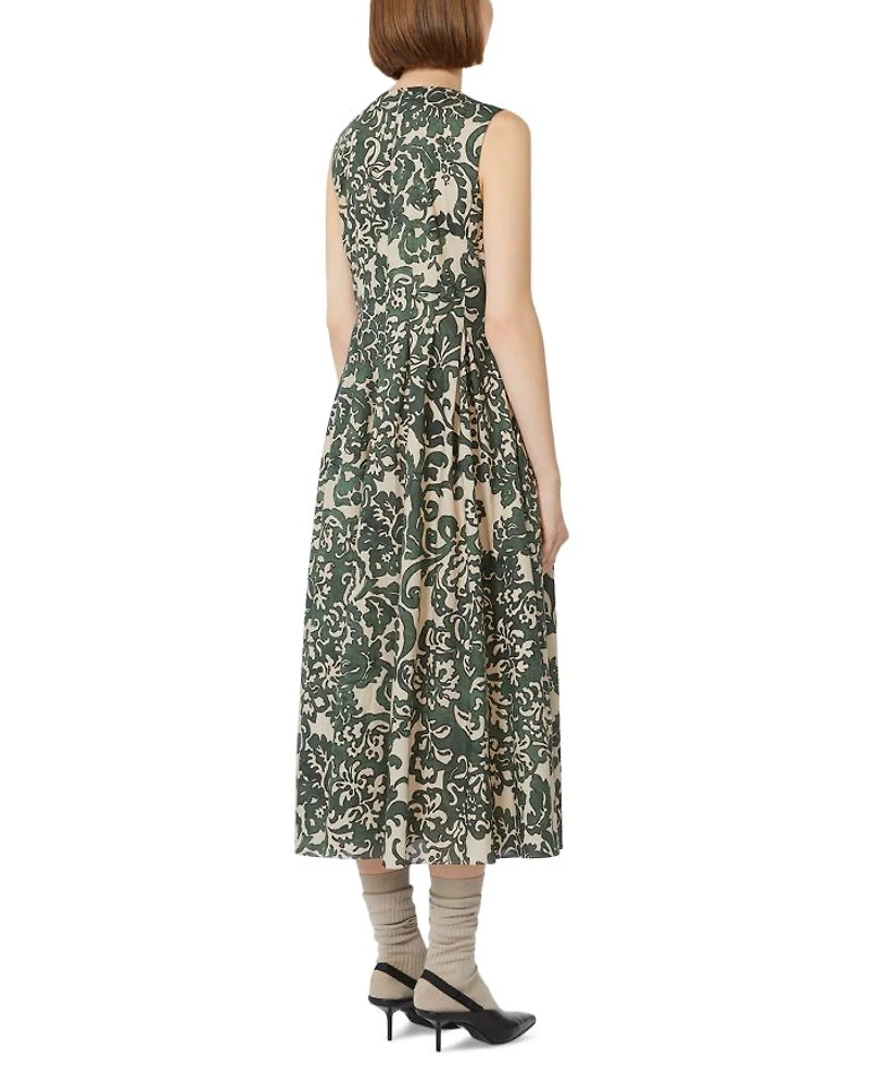 Venice Kaki Cotton Dress