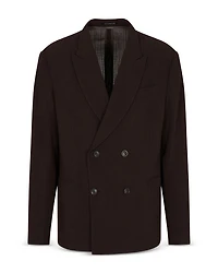 Double Breasted Peak Lapel Blazer