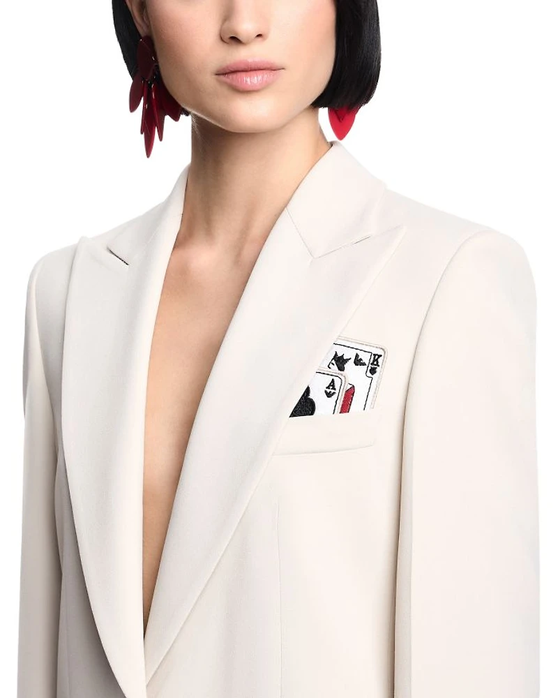 Enver Satin Blazer