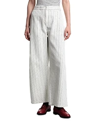 Emporio Armani Garment Dyed Wide Leg Pants