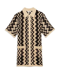 Natalie Knitted Crochet Dress