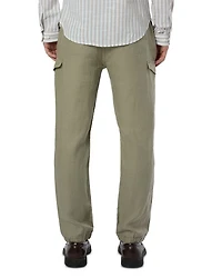 Linen Cargo Jogger Pants