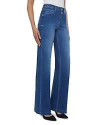 Clayton High Rise Wide Leg Jeans Kaplan