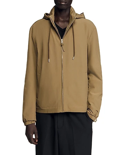 Sandro Zip Hooded Jacket