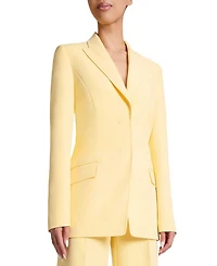 Enrica Two-Button Jacket Techno Crepe