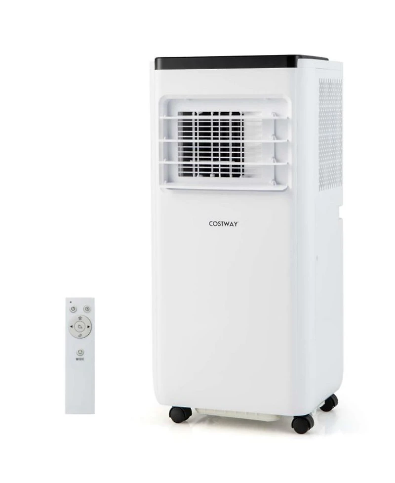 8000 BTU Portable Air Conditioner Cools up to 250 Sq.Ft with Fan & Dehumidifier 5000 BTU(8000BTU ASHRAE)