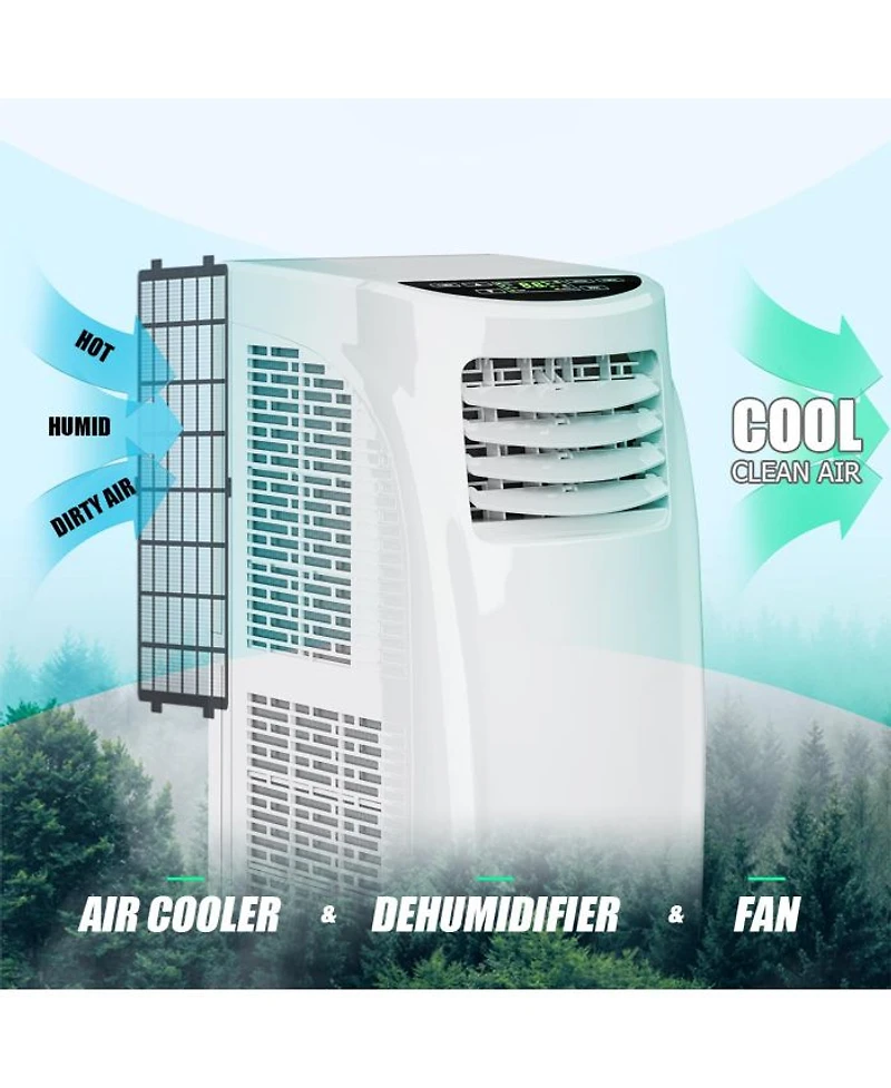 8,000BTU Portable Air Conditioner & Dehumidifier Function Remote