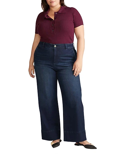 Universal Standard Women's Plus Carol High Rise High Stretch Jeans