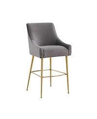 Tov Furniture Beatrix Velvet Bar Stool