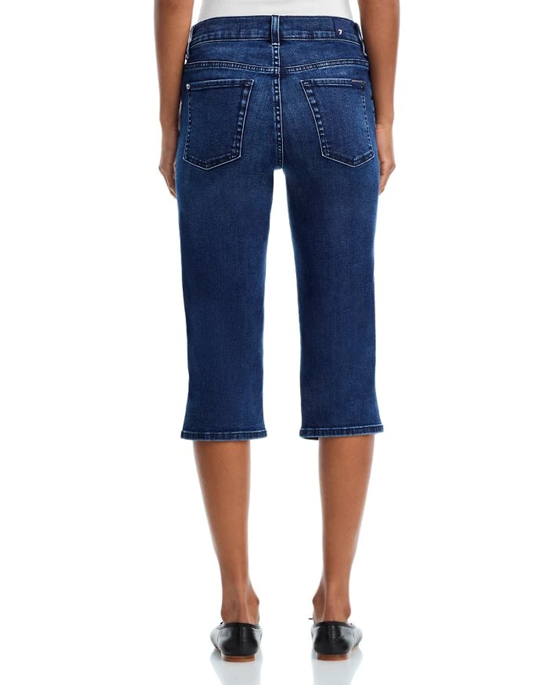 High Rise Cropped Slim Jeans Soho Dark