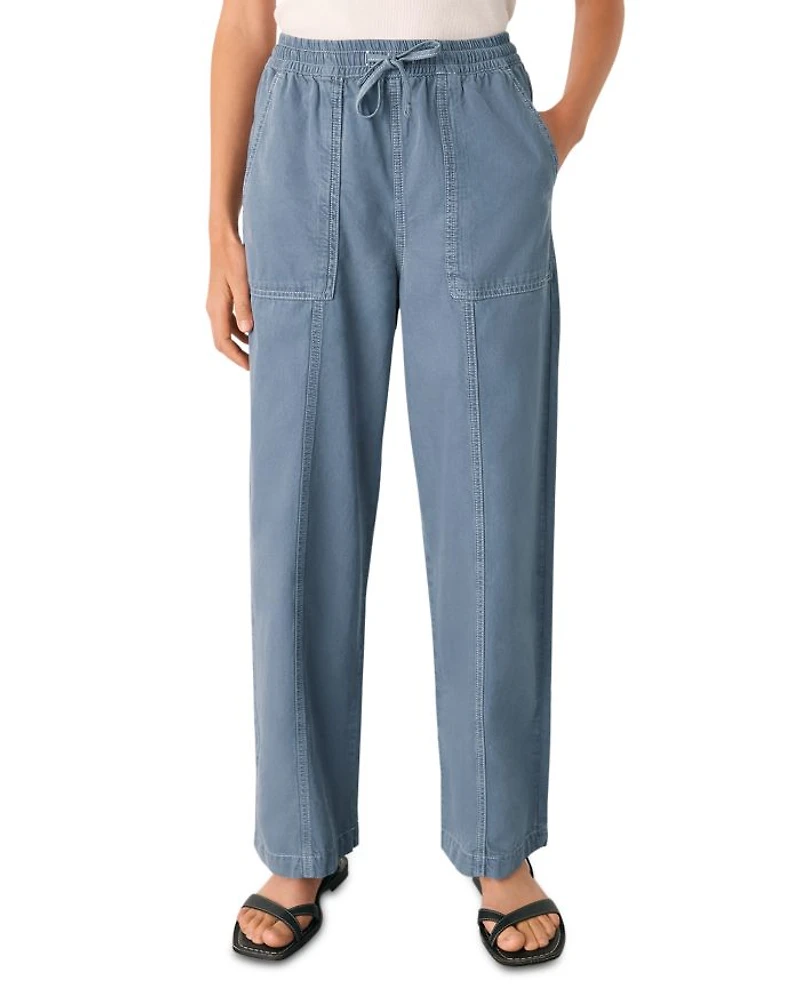 Contrast Stitch Pants