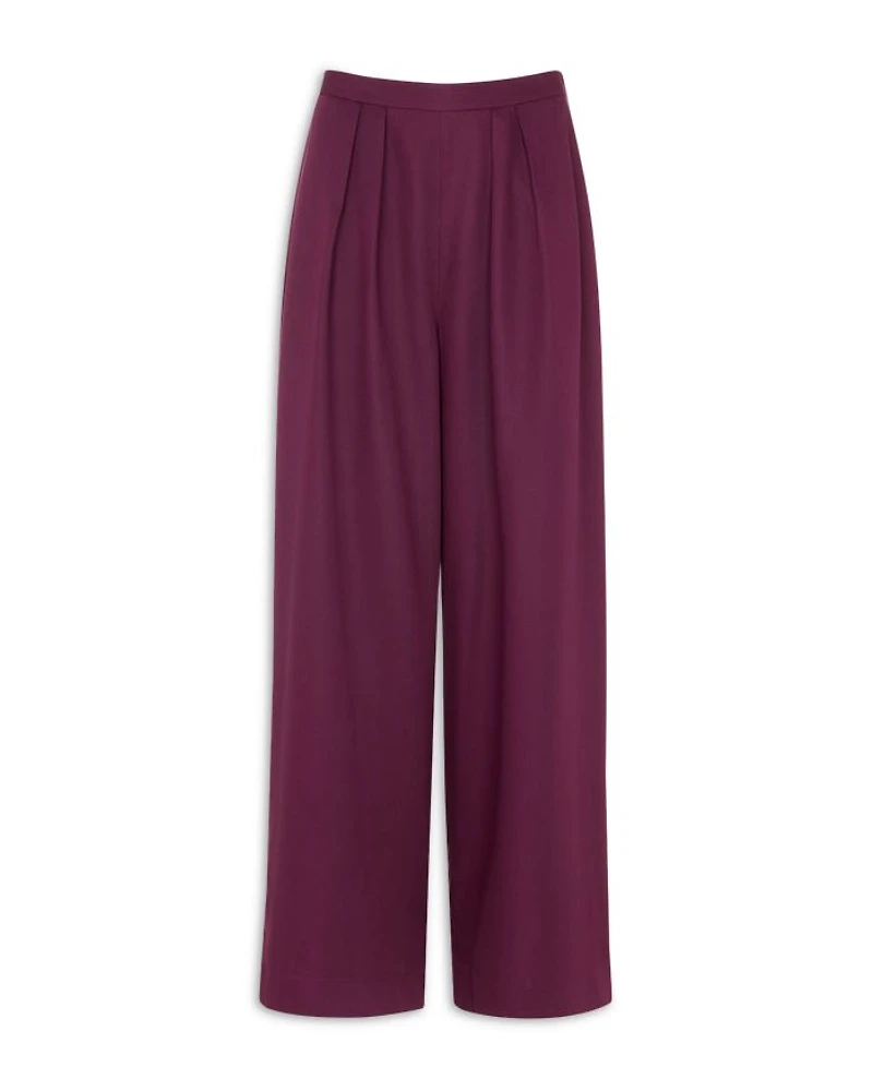 Pleat Front Relaxed Trousers
