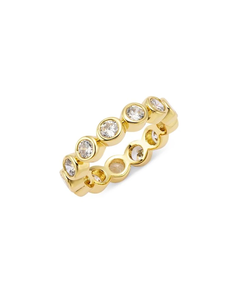 Oval Solitaire Eternity Ring