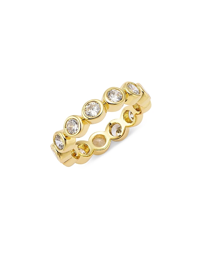 Shashi Oval Solitaire Eternity Ring