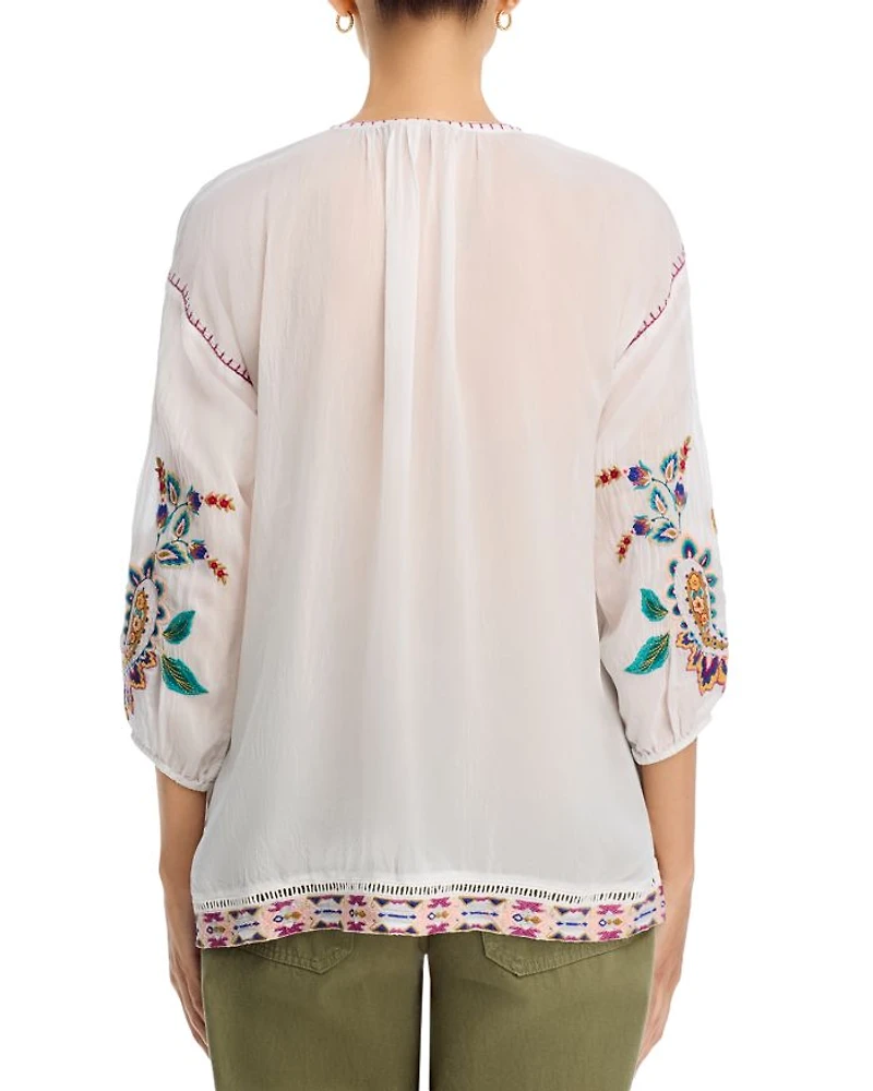 Margot Embroidered Blouse