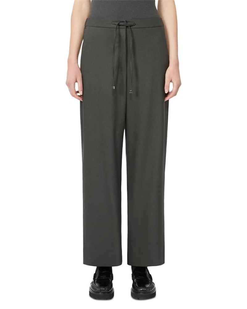 Floria Wool Stretch Flannel Pants