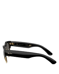 Mega Clubmaster A$AP Rocky Blacked Out Collection Square Sunglasses, 53mm