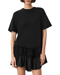 Allsaints Feyre Ruffled Mini Dress