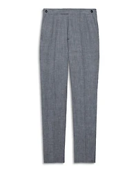 Reef Slim Fit Prince of Wales Check Linen Trousers