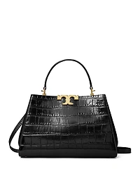 Eleanor Croc-Embossed Satchel