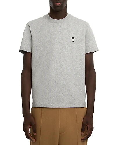 Ami Adc Short Sleeve Logo Tee