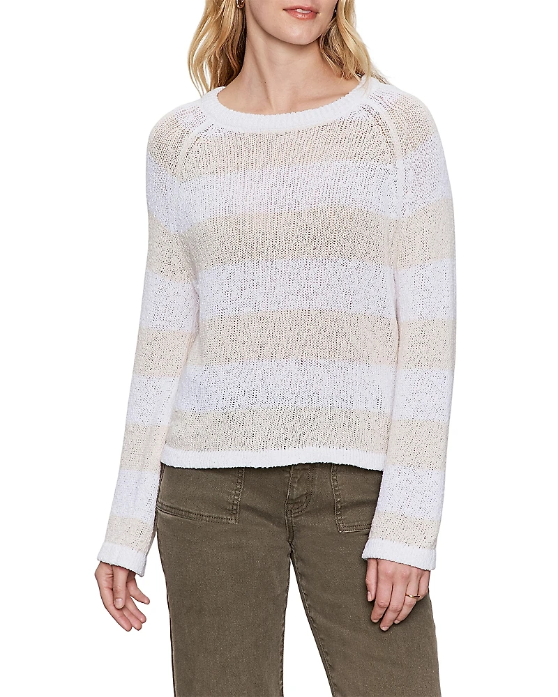 Sanctuary Textured Raglan Crewneck Sweater