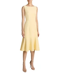 Santorelli Melisssa Sleeveless Dress with Flared Skirt Panel