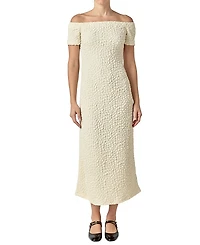 English Factory Women's Textured Midi Dress
