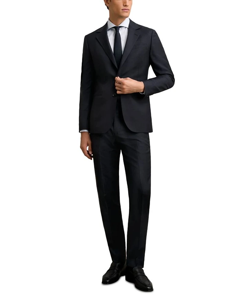 Reef Slim Fit Prince of Wales Check Wool Trousers
