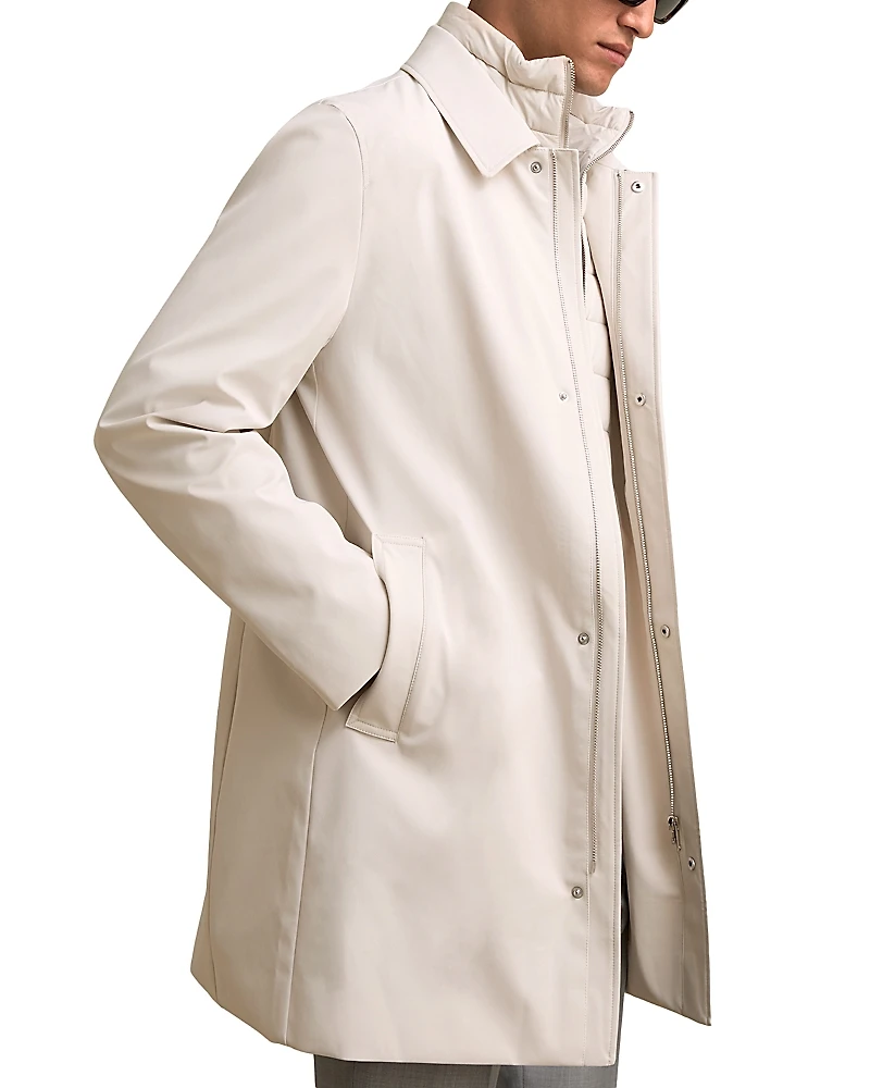 Reiss Logan Regular Fit Hybrid Removable Inner Overcoat