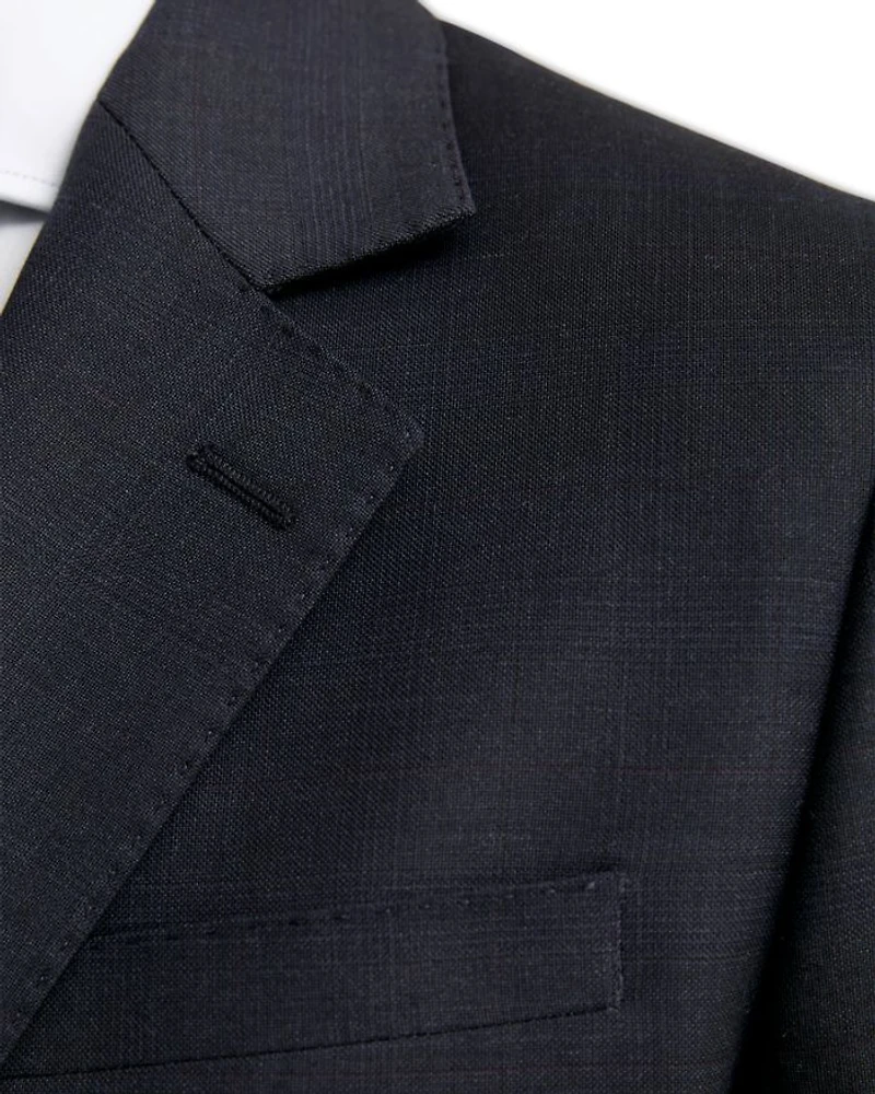 Slim Fit Prince of Wales Check Wool Blazer