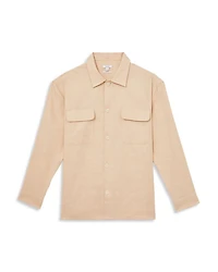 Regular Fit Twin Chest Pocket Linen Shirt