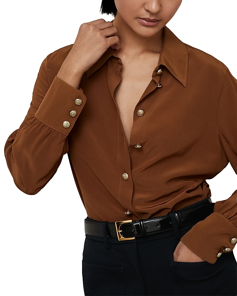 Reiss Gianna Silk Shirt