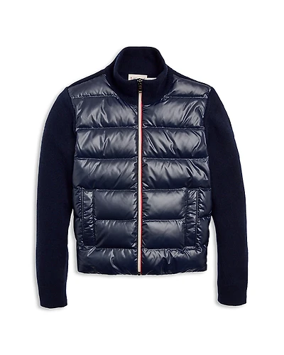 Moncler Unisex Down Cardigan - Big Kid