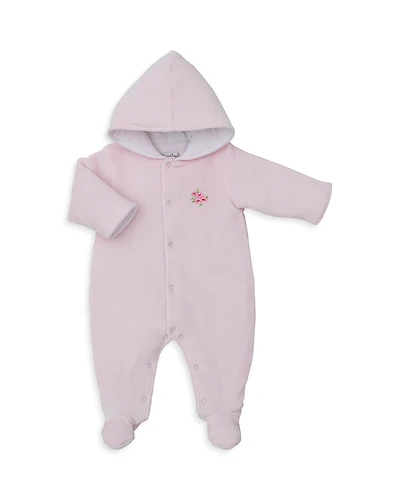 Kissy Girls' Velour Footed Bunting - Baby