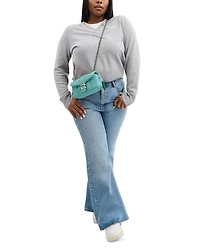 Quilted Denim Tabby Shoulder Bag 20