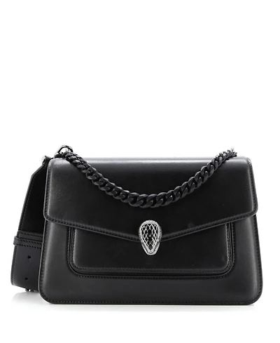 Serpenti Forever Maxi Chain Crossbody Bag Leather
