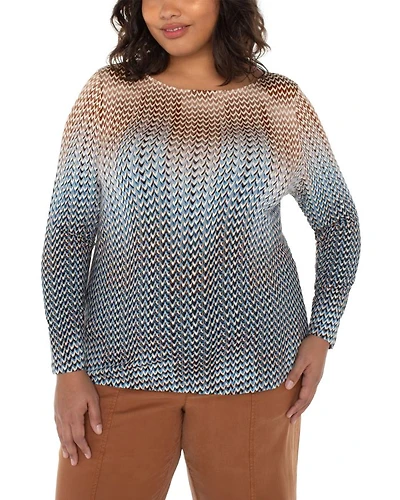 Ombré Print Top